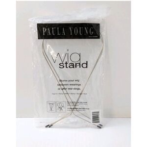 Vintage Paula Young Folding Metal Wire Wig Stand Wig Holder New